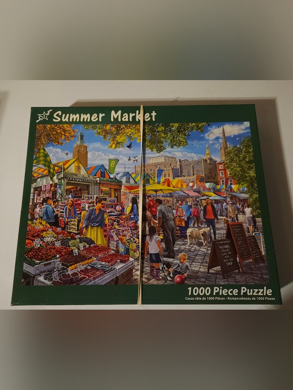 Colorful Summer Market Jigsaw Puzzle - 1000 Piece